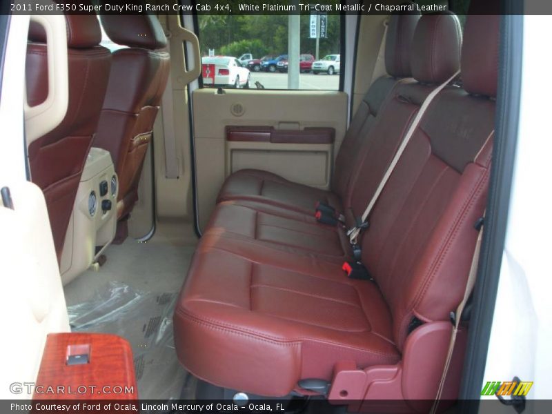  2011 F350 Super Duty King Ranch Crew Cab 4x4 Chaparral Leather Interior