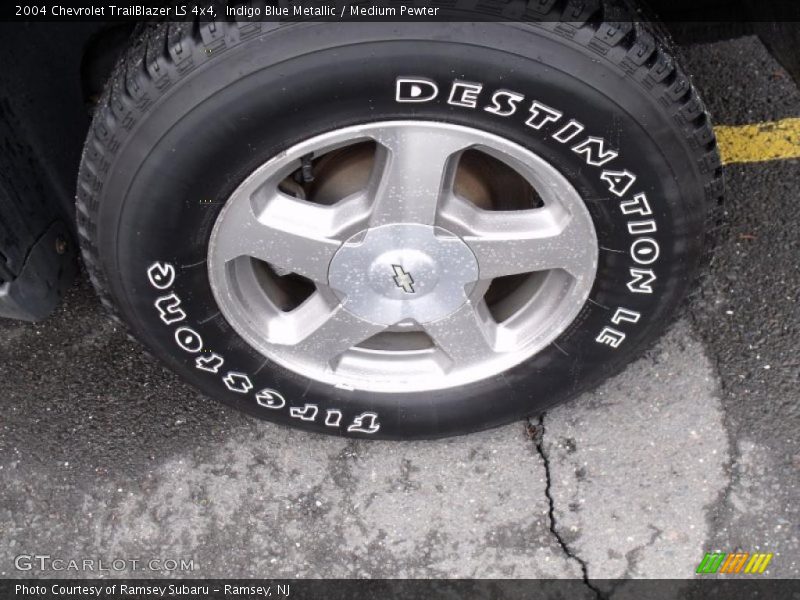Indigo Blue Metallic / Medium Pewter 2004 Chevrolet TrailBlazer LS 4x4