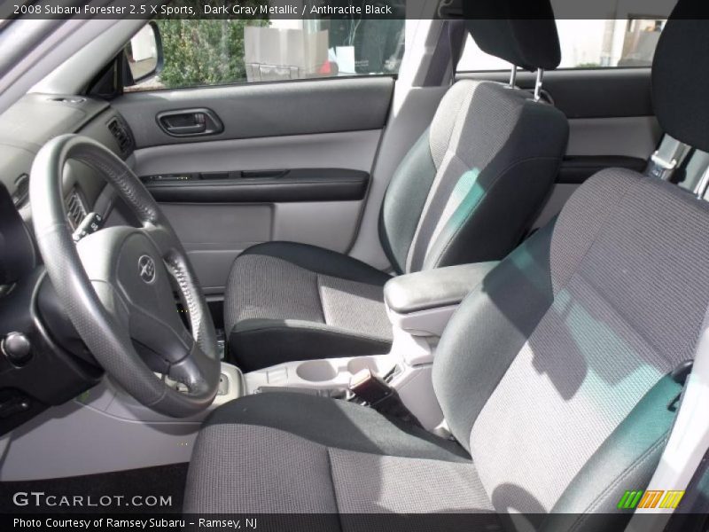 Dark Gray Metallic / Anthracite Black 2008 Subaru Forester 2.5 X Sports