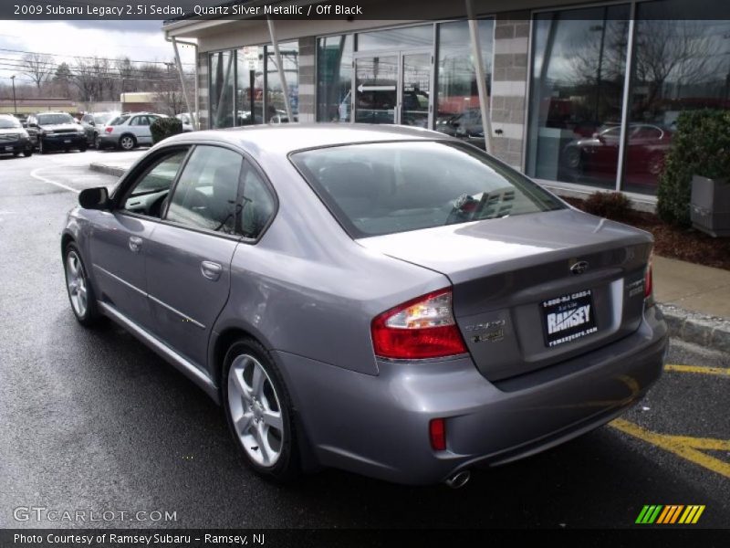 Quartz Silver Metallic / Off Black 2009 Subaru Legacy 2.5i Sedan