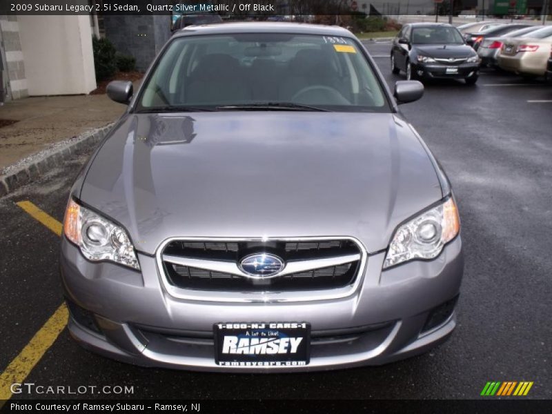 Quartz Silver Metallic / Off Black 2009 Subaru Legacy 2.5i Sedan