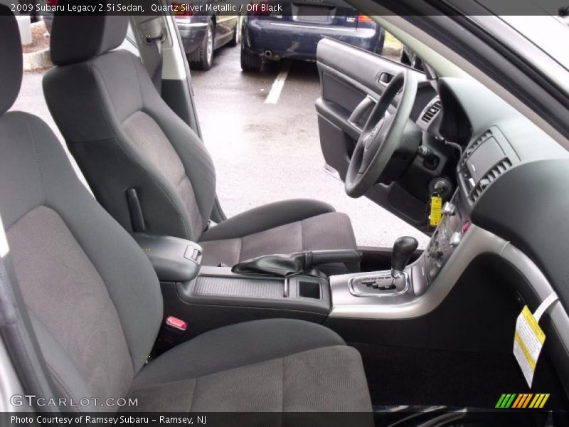Quartz Silver Metallic / Off Black 2009 Subaru Legacy 2.5i Sedan