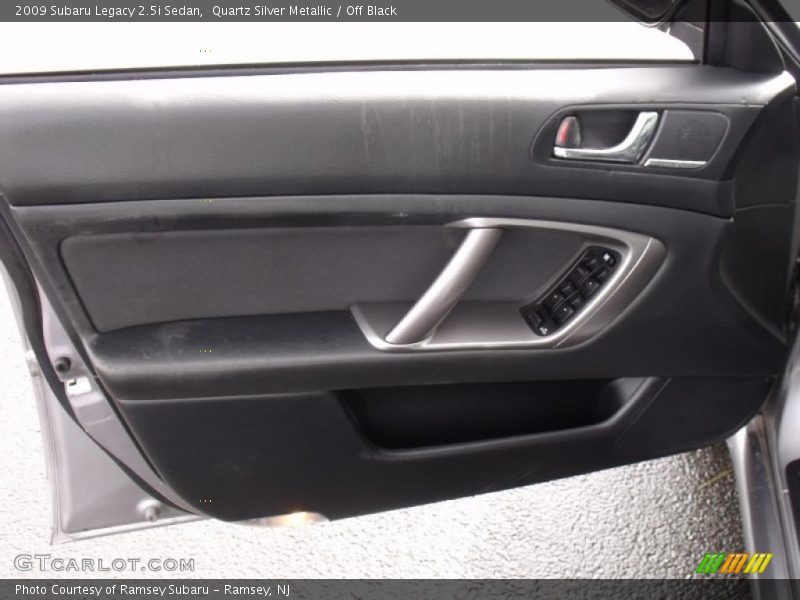 Quartz Silver Metallic / Off Black 2009 Subaru Legacy 2.5i Sedan