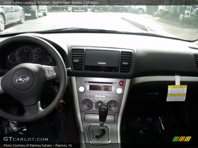 Quartz Silver Metallic / Off Black 2009 Subaru Legacy 2.5i Sedan