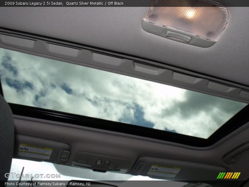 Quartz Silver Metallic / Off Black 2009 Subaru Legacy 2.5i Sedan