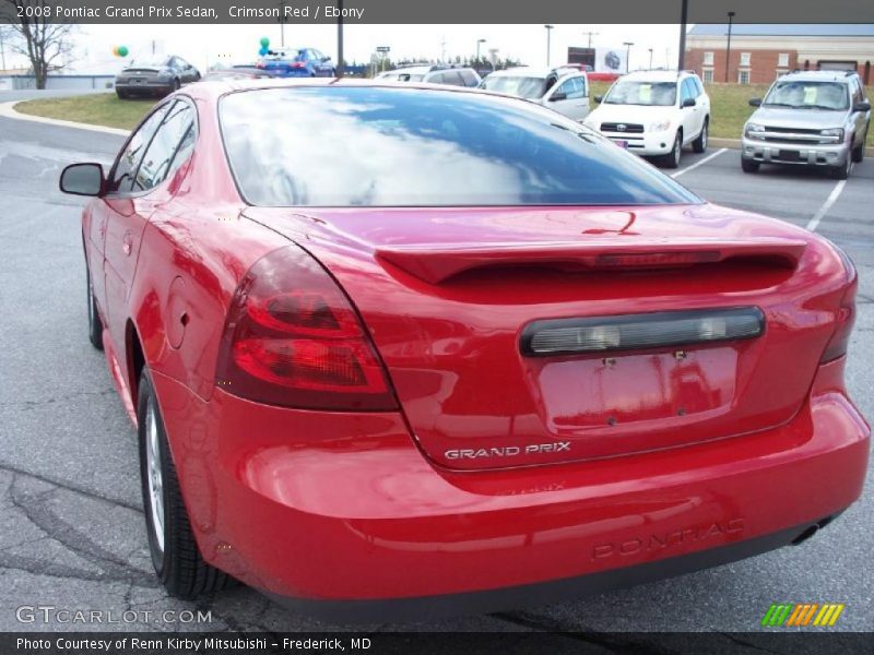 Crimson Red / Ebony 2008 Pontiac Grand Prix Sedan