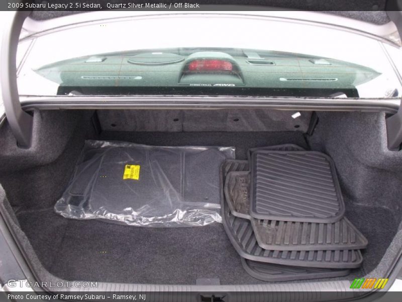 Quartz Silver Metallic / Off Black 2009 Subaru Legacy 2.5i Sedan