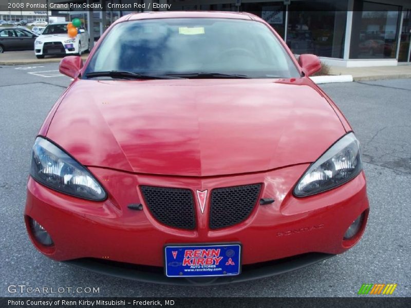 Crimson Red / Ebony 2008 Pontiac Grand Prix Sedan