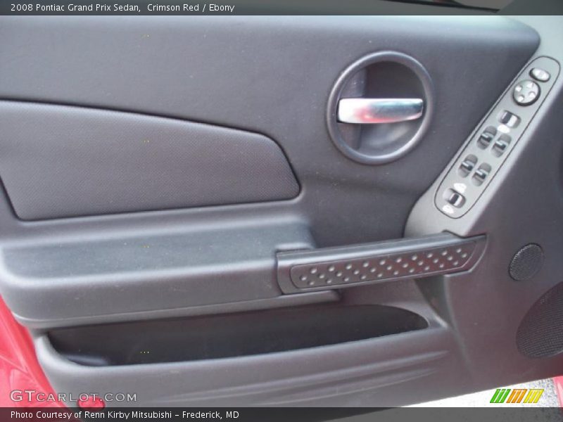 Crimson Red / Ebony 2008 Pontiac Grand Prix Sedan