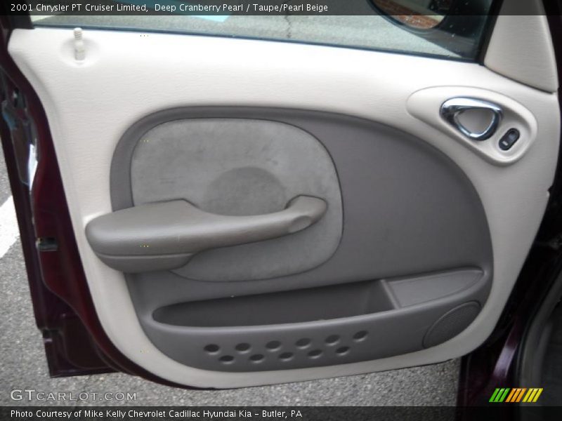 Deep Cranberry Pearl / Taupe/Pearl Beige 2001 Chrysler PT Cruiser Limited