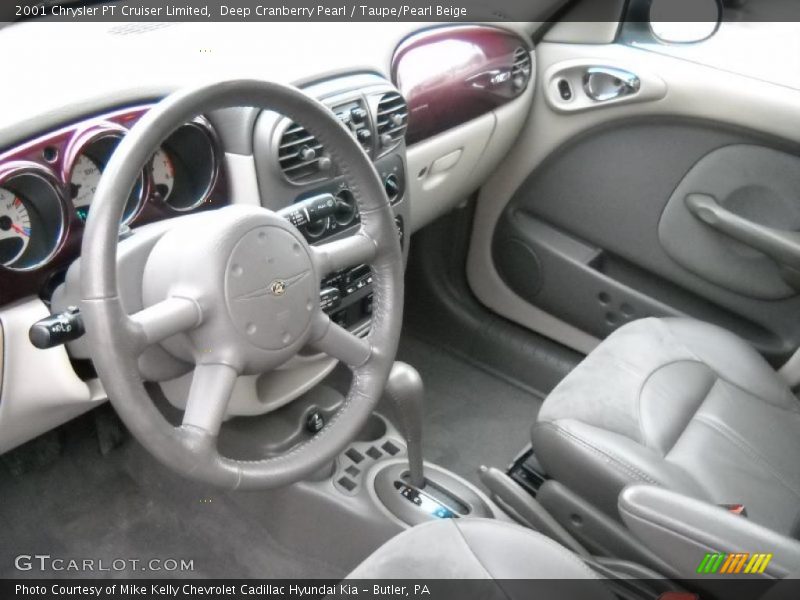 Deep Cranberry Pearl / Taupe/Pearl Beige 2001 Chrysler PT Cruiser Limited