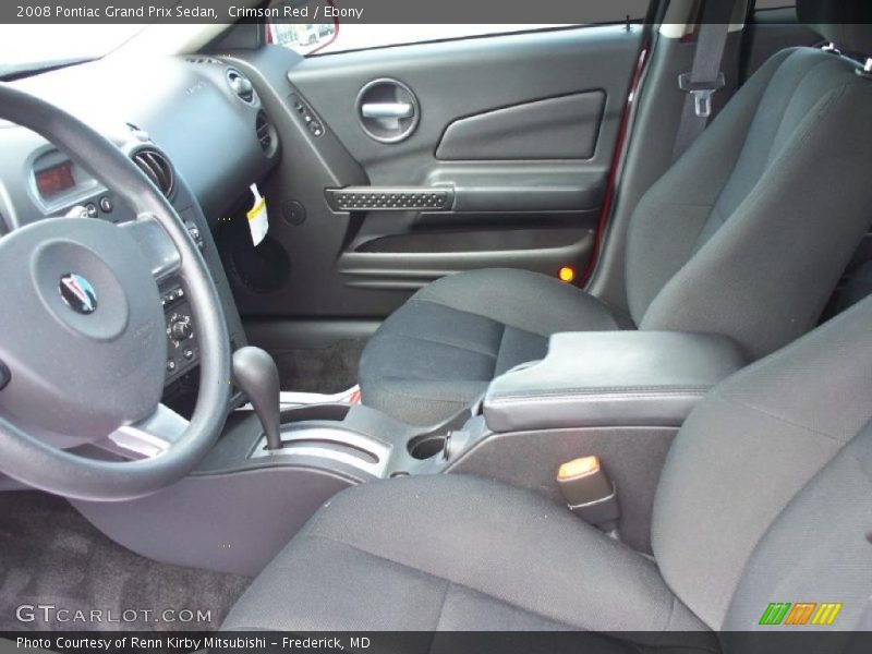 Crimson Red / Ebony 2008 Pontiac Grand Prix Sedan