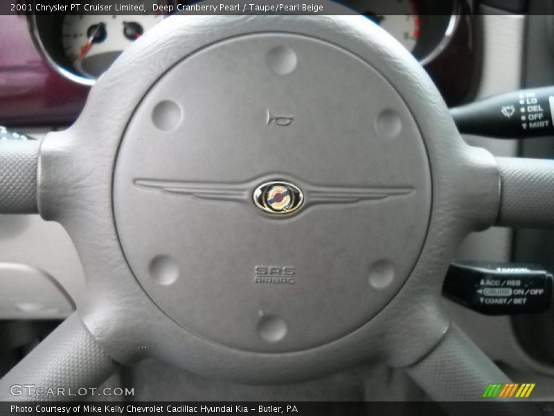 Deep Cranberry Pearl / Taupe/Pearl Beige 2001 Chrysler PT Cruiser Limited