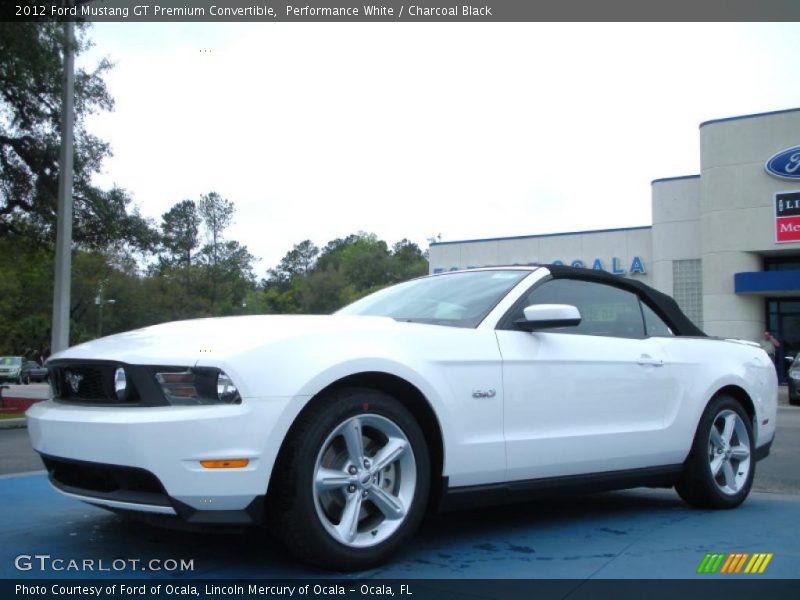 Front 3/4 View of 2012 Mustang GT Premium Convertible