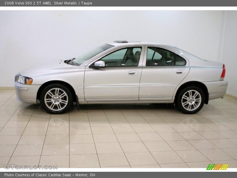 Silver Metallic / Taupe 2008 Volvo S60 2.5T AWD