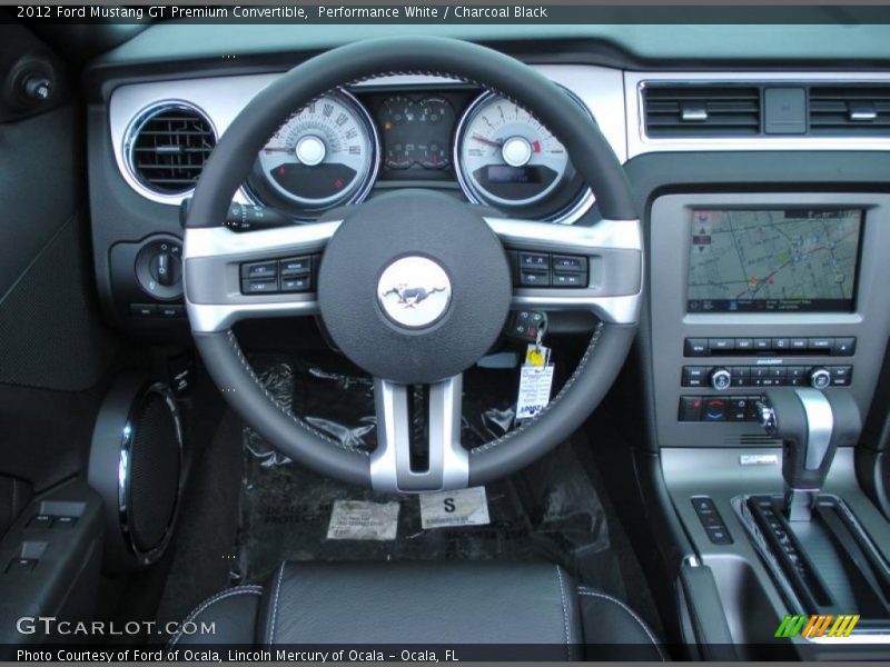 Dashboard of 2012 Mustang GT Premium Convertible