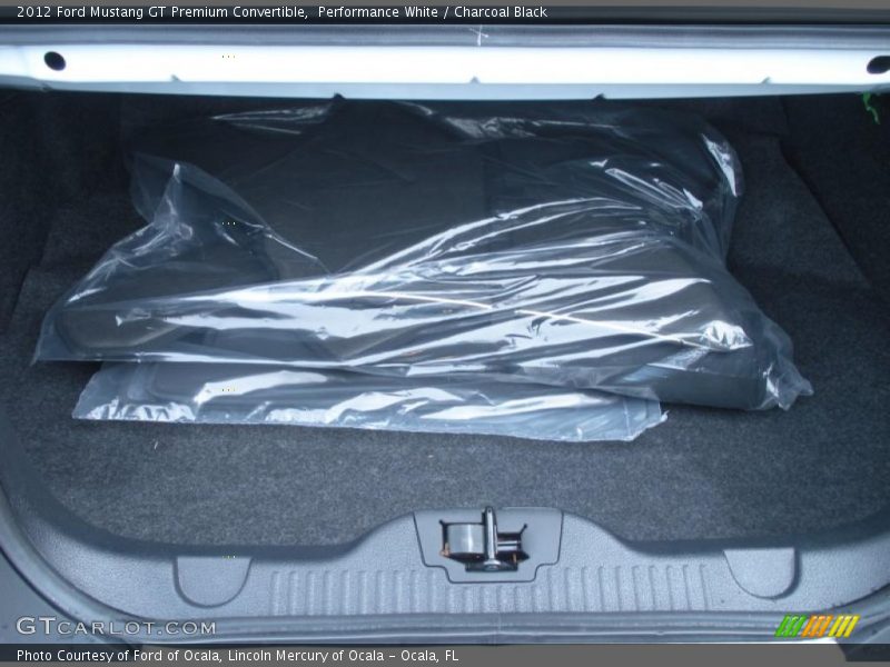  2012 Mustang GT Premium Convertible Trunk