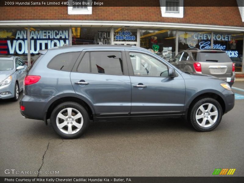 Slate Blue / Beige 2009 Hyundai Santa Fe Limited 4WD