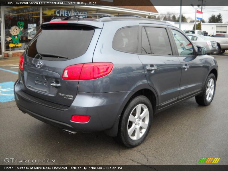 Slate Blue / Beige 2009 Hyundai Santa Fe Limited 4WD