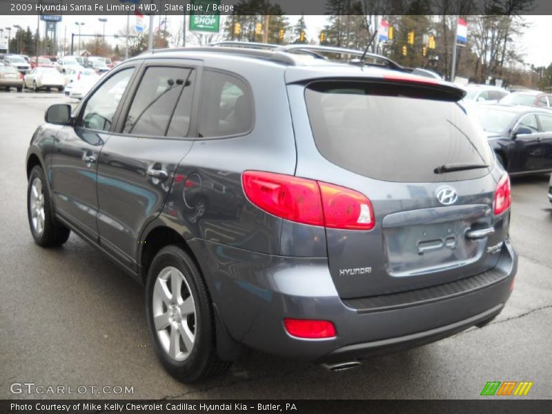 Slate Blue / Beige 2009 Hyundai Santa Fe Limited 4WD