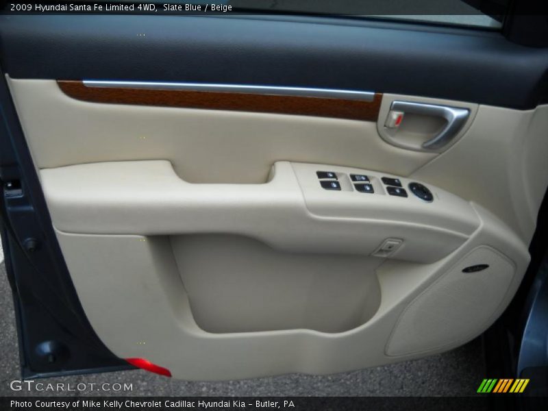 Slate Blue / Beige 2009 Hyundai Santa Fe Limited 4WD