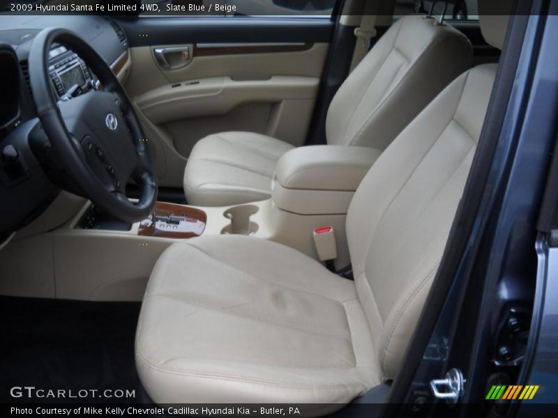 Slate Blue / Beige 2009 Hyundai Santa Fe Limited 4WD