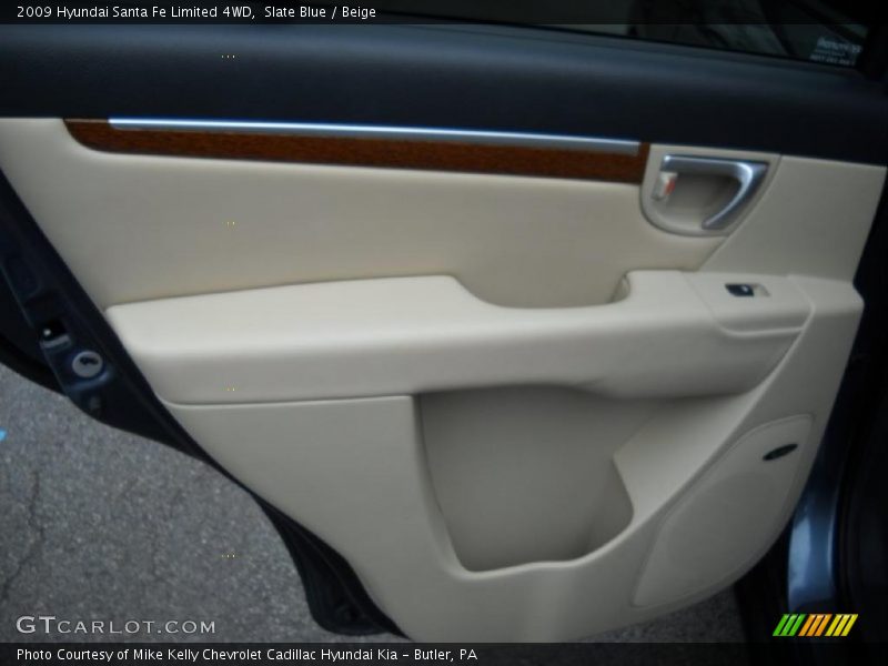 Slate Blue / Beige 2009 Hyundai Santa Fe Limited 4WD