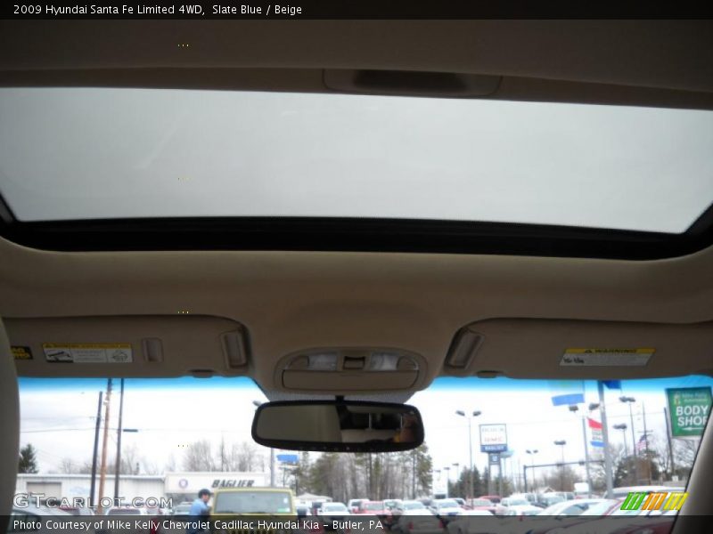 Slate Blue / Beige 2009 Hyundai Santa Fe Limited 4WD
