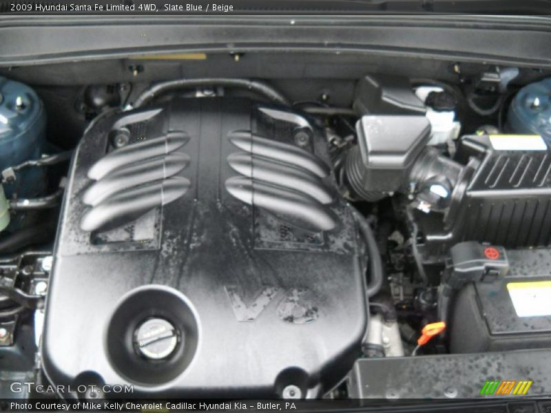 Slate Blue / Beige 2009 Hyundai Santa Fe Limited 4WD
