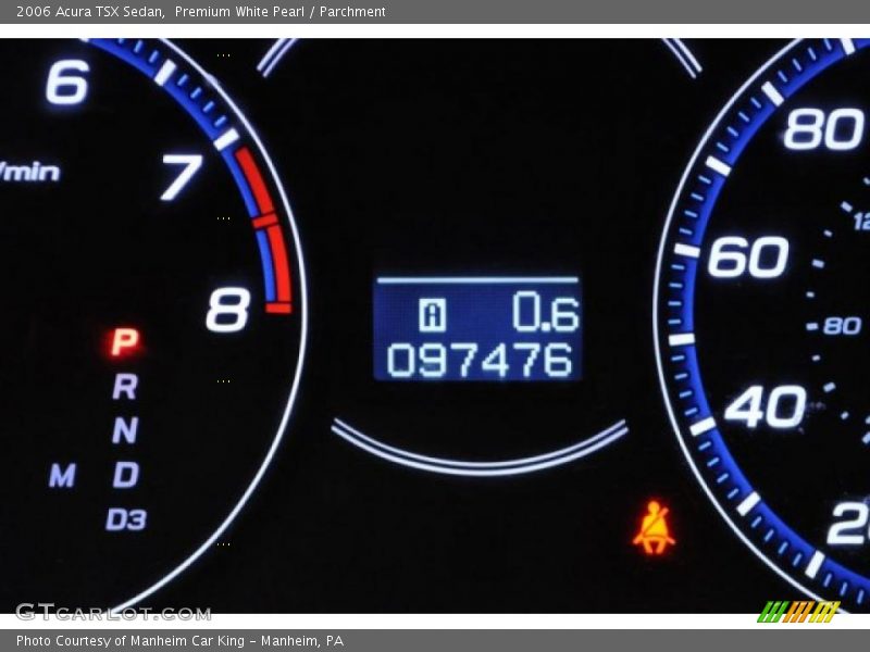 Premium White Pearl / Parchment 2006 Acura TSX Sedan