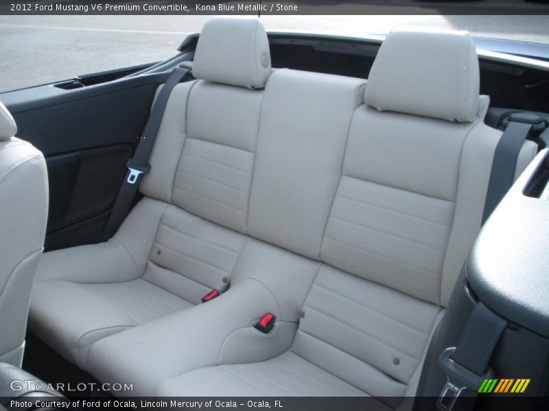  2012 Mustang V6 Premium Convertible Stone Interior