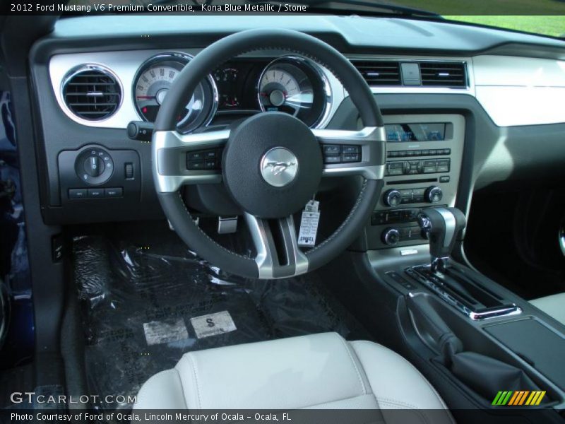 Dashboard of 2012 Mustang V6 Premium Convertible