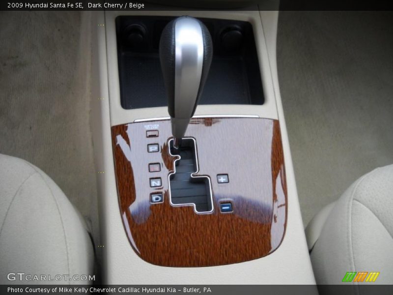  2009 Santa Fe SE 5 Speed Shiftronic Automatic Shifter