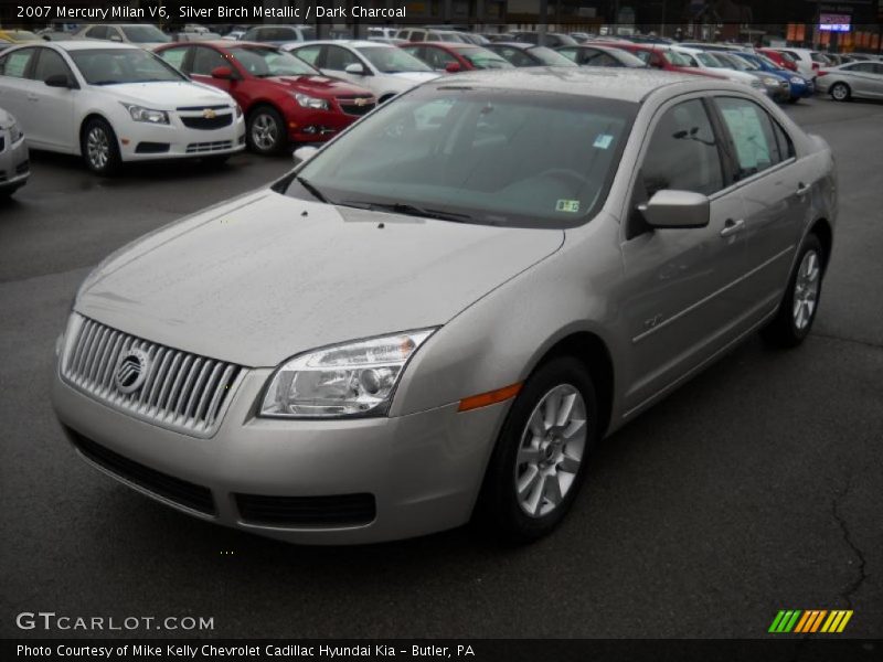 Silver Birch Metallic / Dark Charcoal 2007 Mercury Milan V6