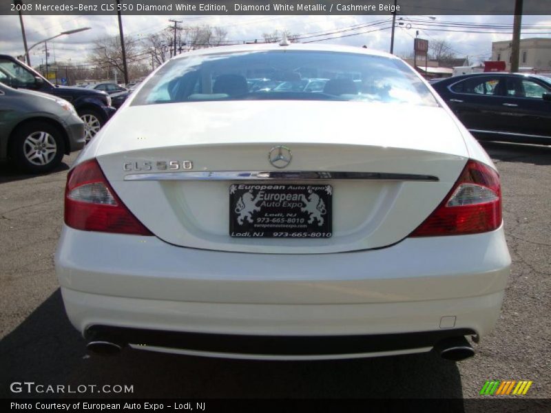 Diamond White Metallic / Cashmere Beige 2008 Mercedes-Benz CLS 550 Diamond White Edition