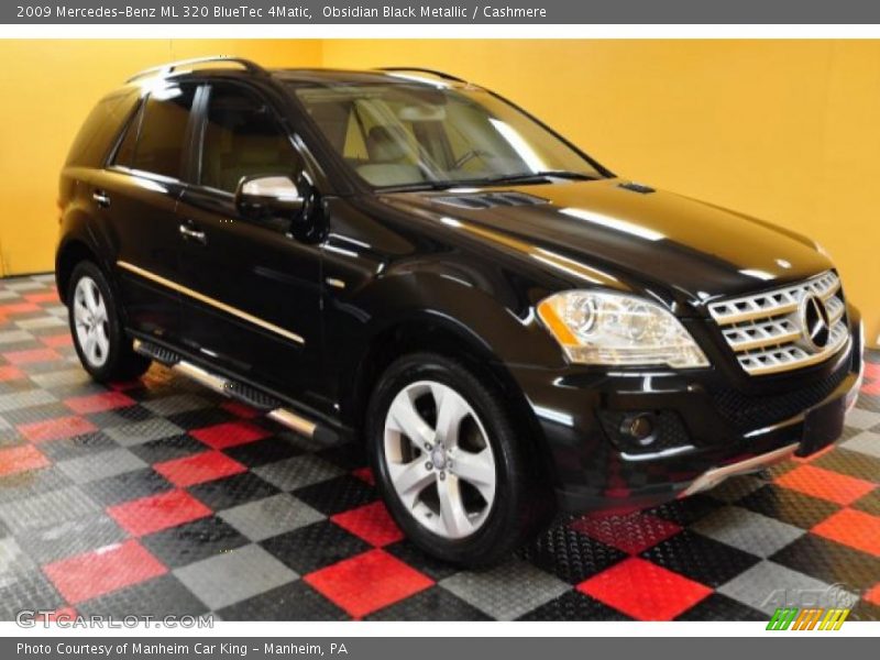 Obsidian Black Metallic / Cashmere 2009 Mercedes-Benz ML 320 BlueTec 4Matic