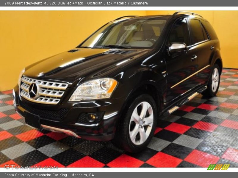 Obsidian Black Metallic / Cashmere 2009 Mercedes-Benz ML 320 BlueTec 4Matic