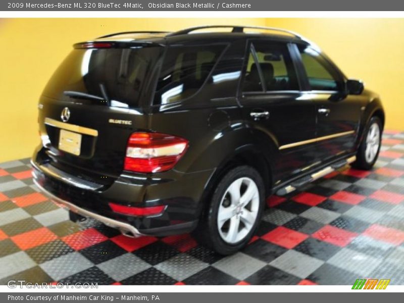 Obsidian Black Metallic / Cashmere 2009 Mercedes-Benz ML 320 BlueTec 4Matic