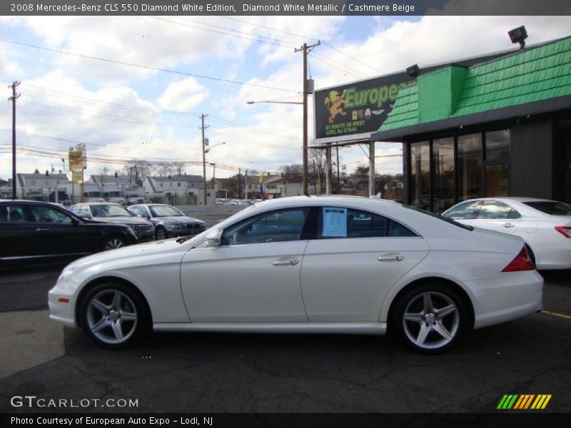 Diamond White Metallic / Cashmere Beige 2008 Mercedes-Benz CLS 550 Diamond White Edition