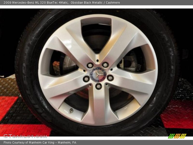 Obsidian Black Metallic / Cashmere 2009 Mercedes-Benz ML 320 BlueTec 4Matic