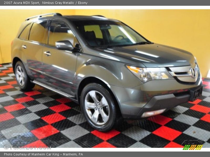 Nimbus Gray Metallic / Ebony 2007 Acura MDX Sport