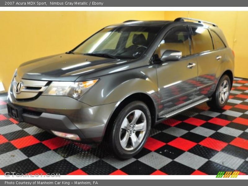 Nimbus Gray Metallic / Ebony 2007 Acura MDX Sport
