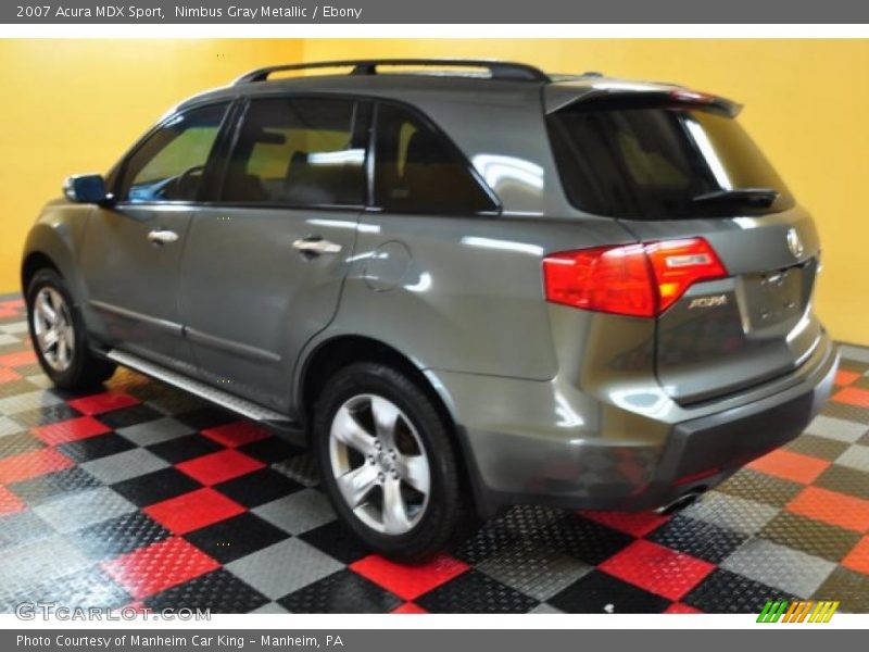 Nimbus Gray Metallic / Ebony 2007 Acura MDX Sport