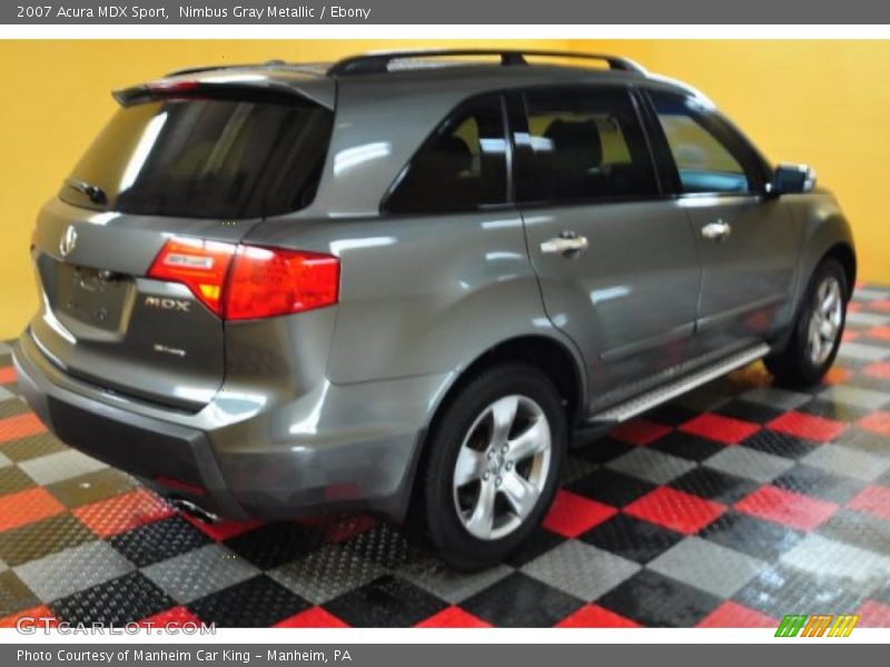 Nimbus Gray Metallic / Ebony 2007 Acura MDX Sport