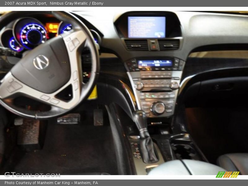 Nimbus Gray Metallic / Ebony 2007 Acura MDX Sport