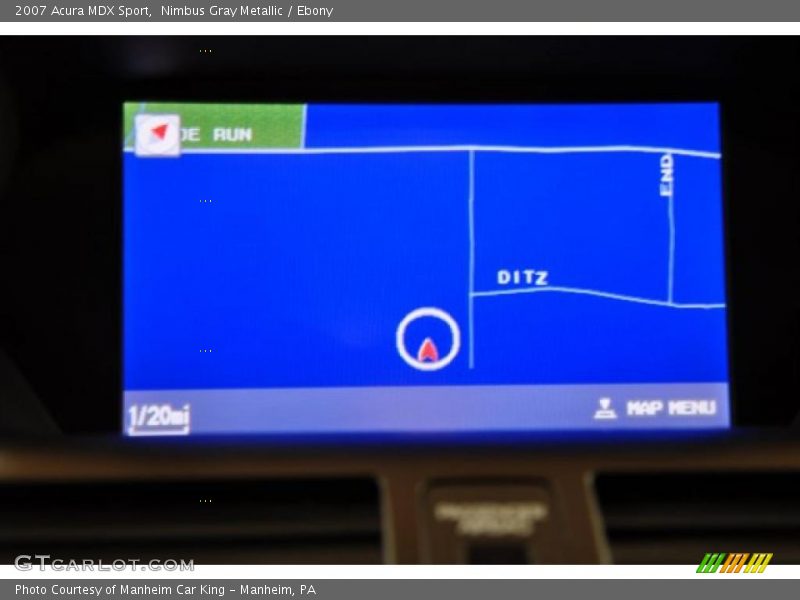 Nimbus Gray Metallic / Ebony 2007 Acura MDX Sport