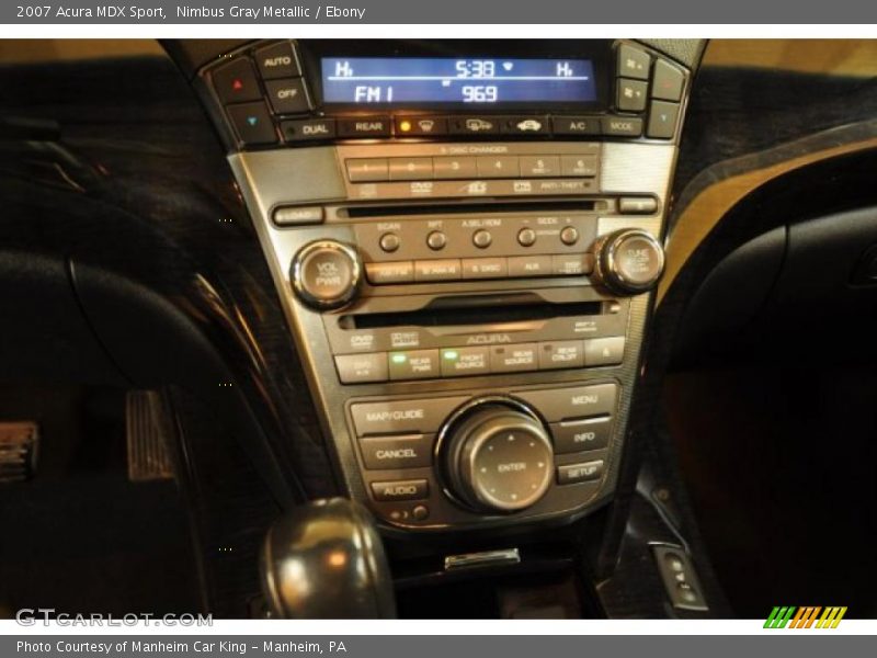 Nimbus Gray Metallic / Ebony 2007 Acura MDX Sport