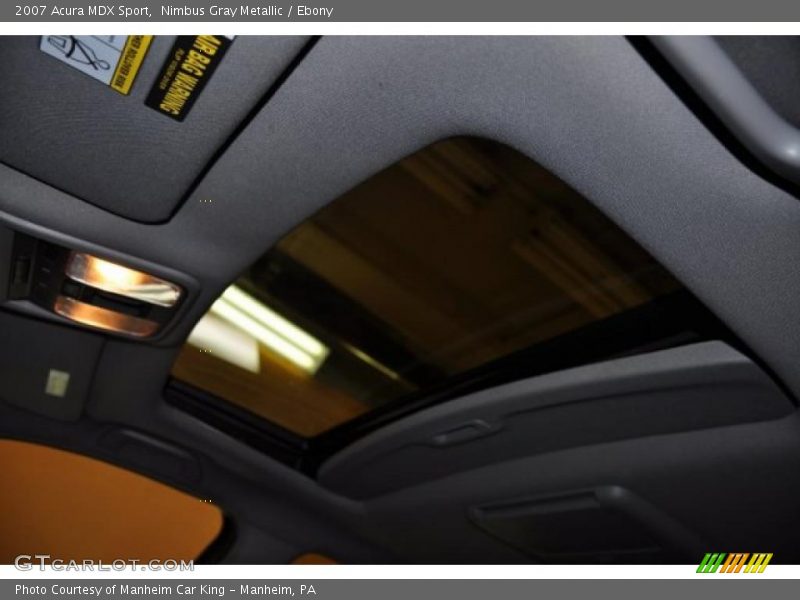 Nimbus Gray Metallic / Ebony 2007 Acura MDX Sport