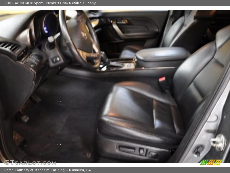 Nimbus Gray Metallic / Ebony 2007 Acura MDX Sport