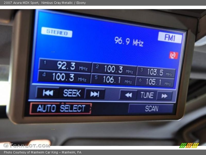Nimbus Gray Metallic / Ebony 2007 Acura MDX Sport